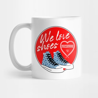 We Love Shoes Red Mug